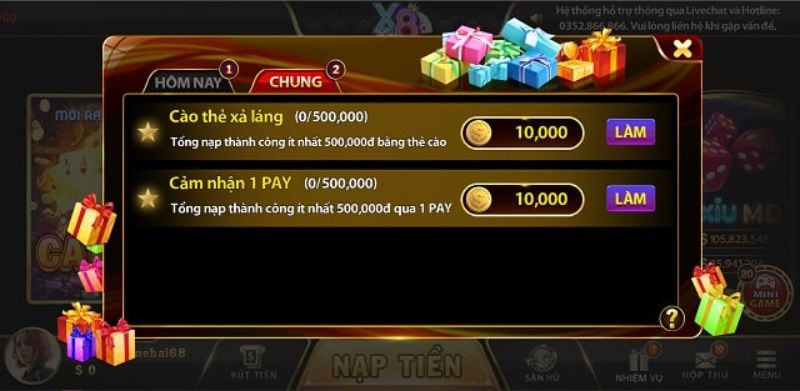 Giftcode X8 club hấp dẫn với nhiều ưu đãi khủng và đa dạng 