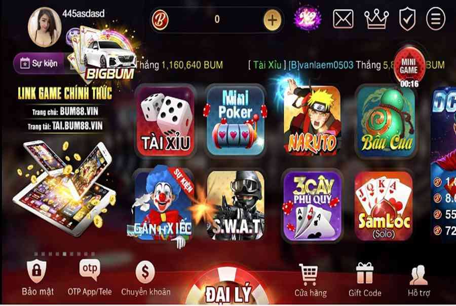 Kho game tại cổng cổng game Bum88 club