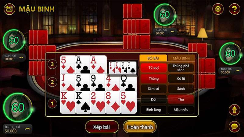 Cách chơi Mậu binh tại 68 game bài