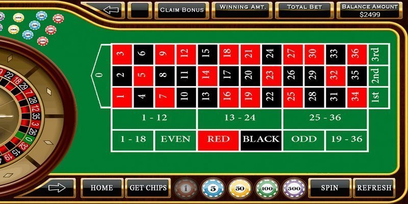 Trò chơi game bài roulette mang đến những sảnh chơi độc đáo