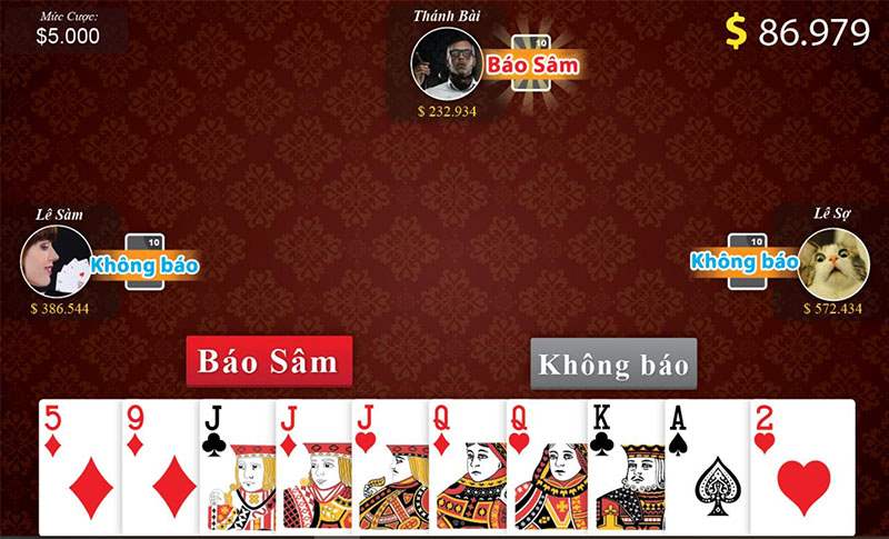 Chơi Sâm lốc tại 68gamebai