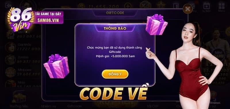 Giftcode Sam86