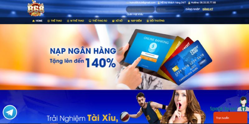 Hướng dẫn nạp tiền B68 chính xác