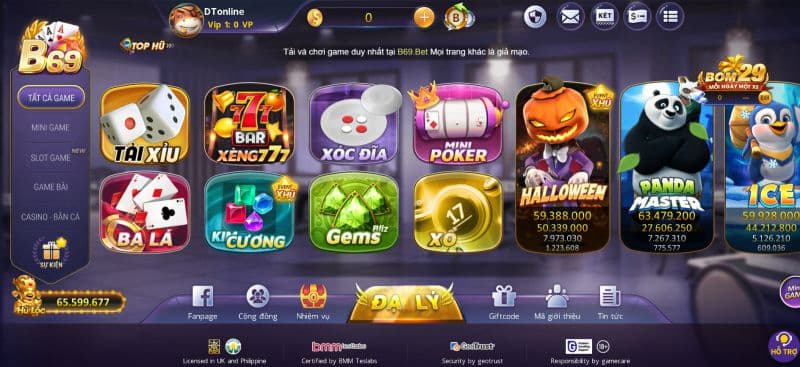 Tổng Quát về cổng game B69