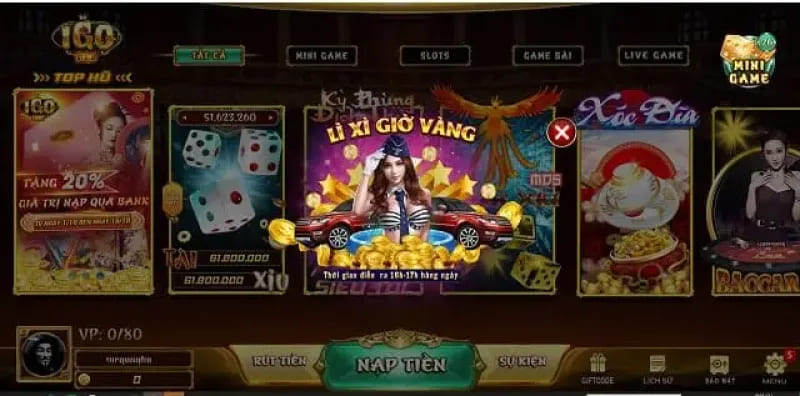 Tổng hợp các khuyến mãi HOT của cổng game