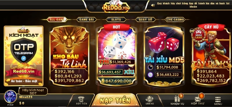 Game bài đổi thưởng hấp dẫn