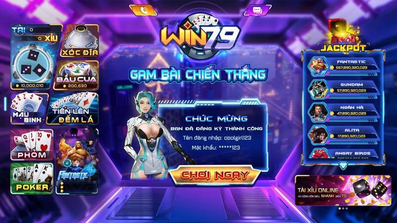 Giới thiệu tổng quan game bài Win79