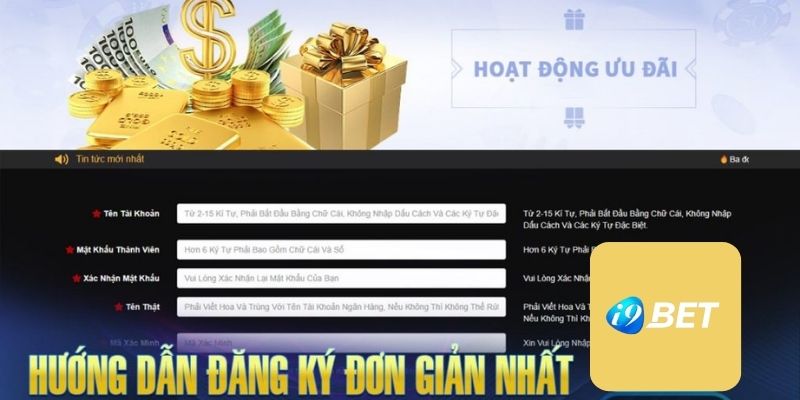 Hướng dẫn đăng ký tài khoản I9bet nhanh nhất