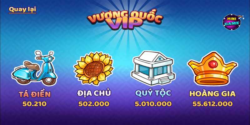 Mini game siêu cuốn tại cổng game Vuongquocxeng